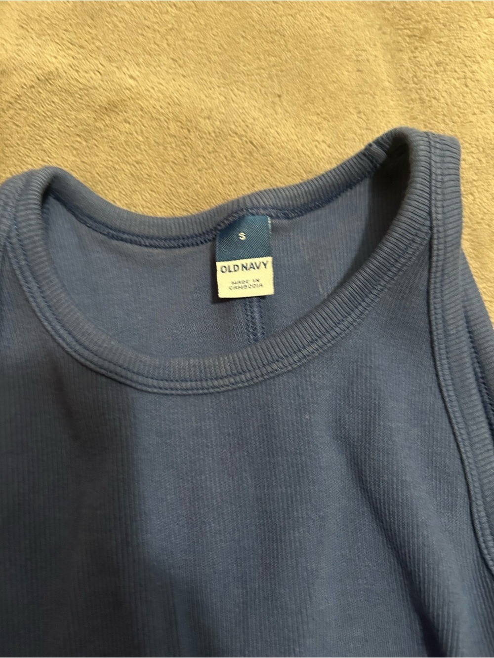 Old Navy Dark Blue Ribbed Dress - Picture 2 of 3